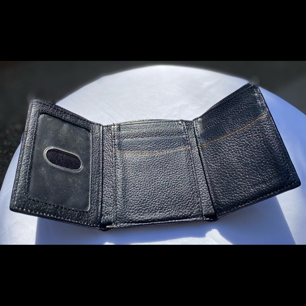 VTG 🇮🇹 💯 Leather Wallet Sz 4”x3”